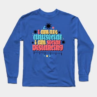 Social Distance Long Sleeve T-Shirt